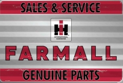 Farmall Genuine Parts Corrugated Sign - 12'x18"
